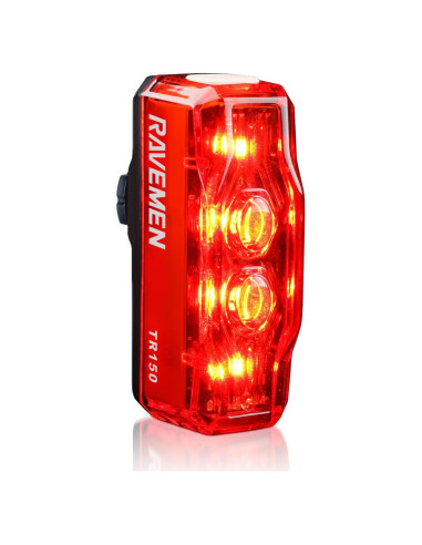 Luz Trasera de Bicicleta RAVEMEN TR150 150 Lúmenes USB C