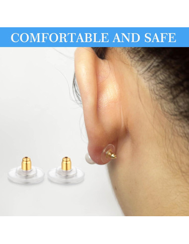 Resortes para Pendientes Moconar Plata Esterlina 925 Dorado