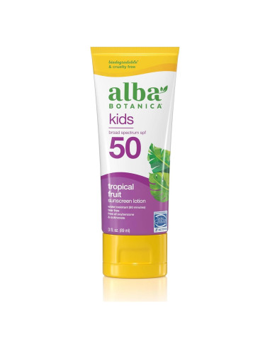 Protector Solar Alba Botanica Niños SPF 50 89 ml Frutas Tropicales