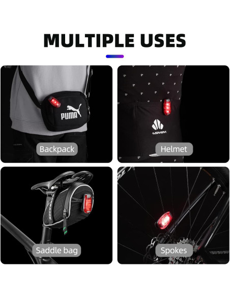 Luz Trasera para Bicicleta ROCKBROS 3 Modos Impermeable Luz Trasera para Bicicleta ROCKBROS 3 Modos Impermeable