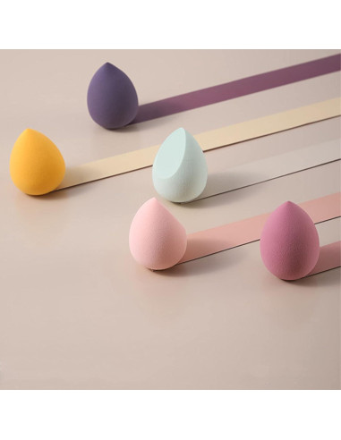 Juego de Esponjas de Maquillaje DUAIU 4 Piezas Aguamarina