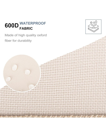 Organizador de Maletero JiatuA Grande Beige Plegable 61x38x30 cm Organizador de Maletero JiatuA Grande Beige Plegable 61x38x30 cm