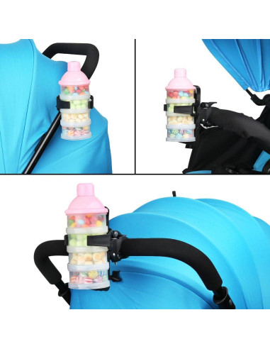Soportes para Botellas de Agua Accmor 2 Piezas Negro Universal