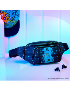 Mochila de Cintura Minecraft para Niños Azul con Correa Ajustable 2