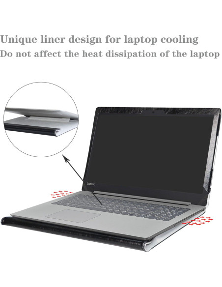Funda Protectora Alapmk para Lenovo Ideapad 15.6" Negro Funda Protectora Alapmk para Lenovo Ideapad 15.6" Negro