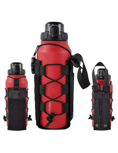 Funda Táctica para Botella de Agua WICKTICK Ajustable 500ml-1800ml