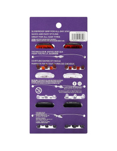 Clips de Garra Goody Classic - 6 Piezas, Medianos, Colores Variados 2