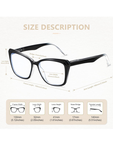 Gafas de Lectura Estilo Ojo de Gato EASY READ 2.0x UV400