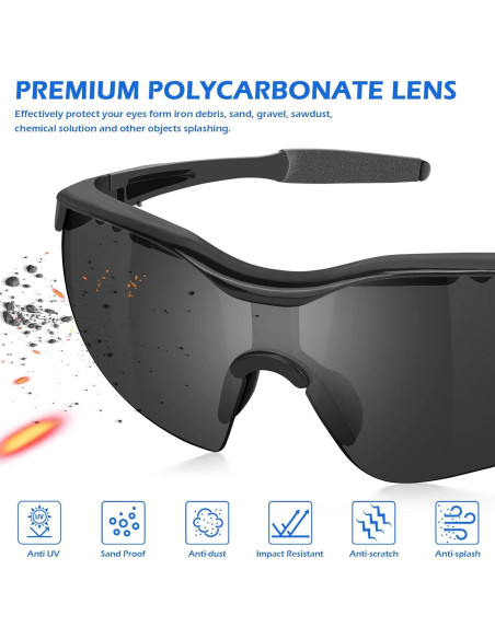 Gafas de Seguridad Antivaho OXG - 12 Paquetes - ANSI Z87.1 Gafas de Seguridad Antivaho OXG - 12 Paquetes - ANSI Z87.1