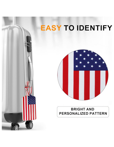 Paquete de 4 Etiquetas de Equipaje Sodsay - Cuero, 12.5x7 cm Paquete de 4 Etiquetas de Equipaje Sodsay - Cuero, 12.5x7 cm