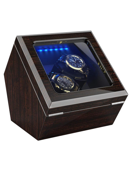 Enrollador de Relojes Automáticos INCLAKE con Luz LED Azul Enrollador de Relojes Automáticos INCLAKE con Luz LED Azul