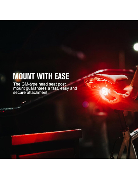 Luz Trasera para Bicicleta OLIGHT RN 120 C 120 Lúmenes IPX6 Luz Trasera para Bicicleta OLIGHT RN 120 C 120 Lúmenes IPX6