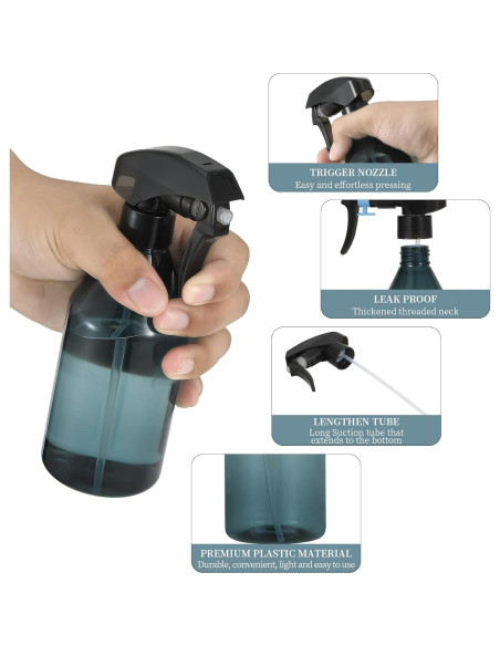Botella de Spray para Plantas Driew 300ml Azul Claro Botella de Spray para Plantas Driew 300ml Azul Claro