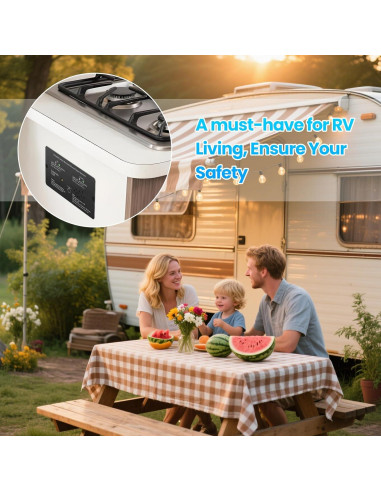 Alarma Dual de Monóxido de Carbono y Gas Propano Briidea HRPCA-03B