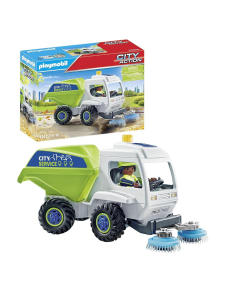 PLAYMOBIL Barrendero 71432 - Juguete de Limpieza para Niños PLAYMOBIL Barrendero 71432 - Juguete de Limpieza para Niños