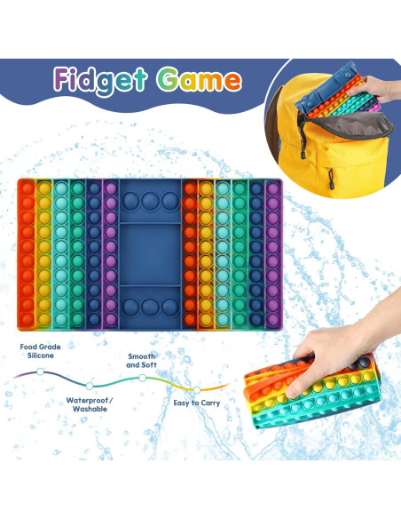 Juego Antiestrés Pop GOHEYI Tablero Ajedrez Multijugador Juego Antiestrés Pop GOHEYI Tablero Ajedrez Multijugador