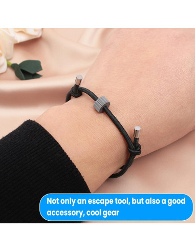 BESULEN Pulsera Rompe Ventanas de Coche, 2 Pcs, Carburo Tungsteno