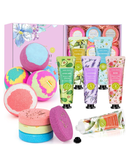 Set de Bombas de Baño y Spa YUEONEWIN - Regalo para Mujeres Set de Bombas de Baño y Spa YUEONEWIN - Regalo para Mujeres