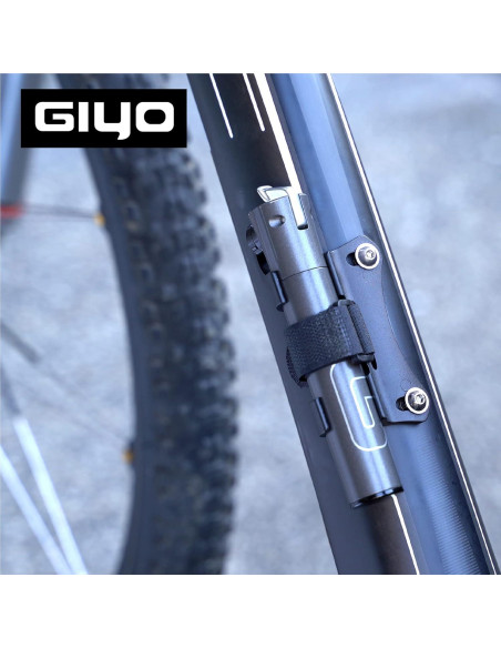 Bomba de Bicicleta GIYO GM-43LT Mini Portátil 80 PSI Bomba de Bicicleta GIYO GM-43LT Mini Portátil 80 PSI