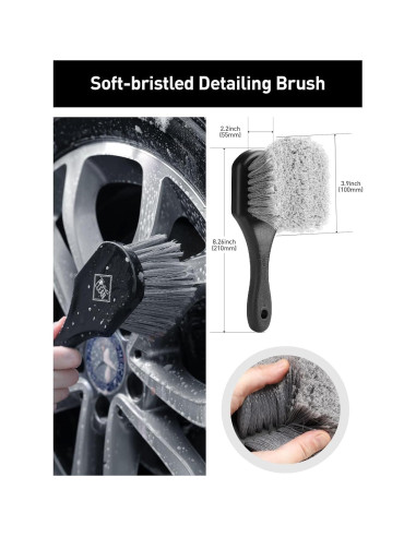 Kit de Limpieza de Ruedas Fantasticlean 6 Piezas Ergonómico
