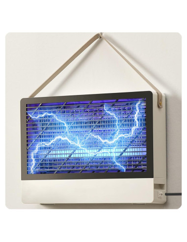 Zapper de Insectos GeckoMan 20W Silencioso con 2 Bombillas