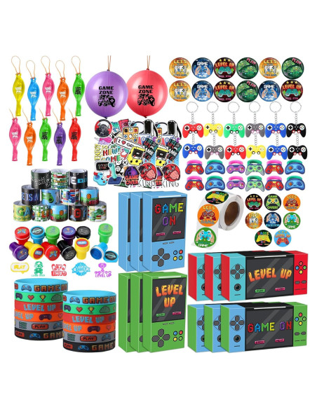 Favoritos de Fiesta de Videojuegos HyDren 147 Pcs Multicolor Favoritos de Fiesta de Videojuegos HyDren 147 Pcs Multicolor