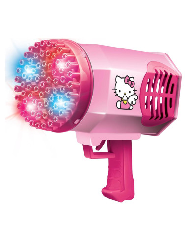 Blaster de Burbujas LED Hello Kitty - 69 Huecos, Batería Recargable