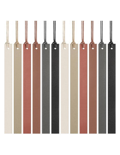 Marcadores de Piel Kosiz 12 Pcs Negro y Marrón para Lectura