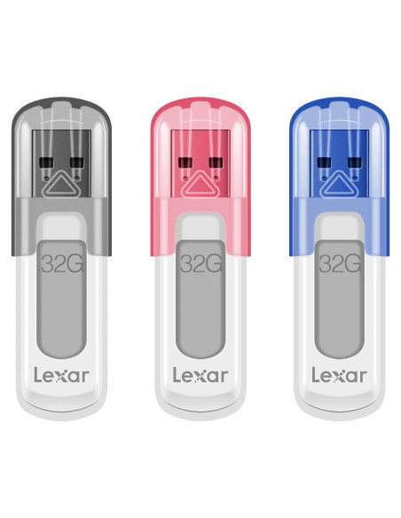 Lexar JumpDrive V100 32GB Paquete de 3 USB 3.2 Gen 1 Lexar JumpDrive V100 32GB Paquete de 3 USB 3.2 Gen 1