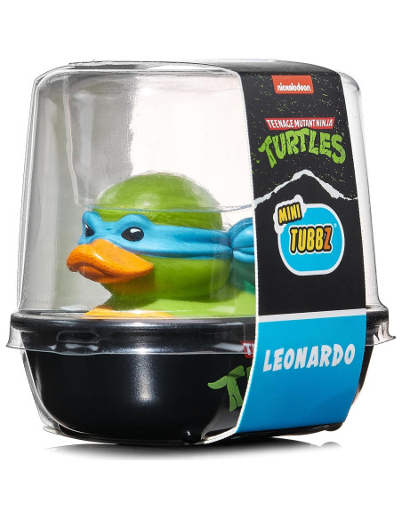 Figura de pato de goma Mini TUBBZ Leonardo - TMNT 5cm Figura de pato de goma Mini TUBBZ Leonardo - TMNT 5cm