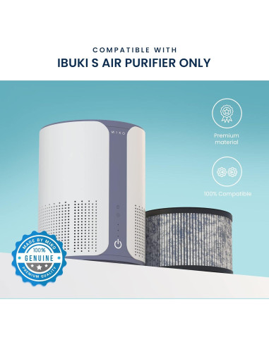 Filtro HEPA Miko IBUKI Reemplazo para Purificador de Aire 17.15 cm