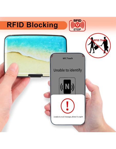 Portatarjetas de Crédito Mayski con Bloqueo RFID - Aluminio Duro Portatarjetas de Crédito Mayski con Bloqueo RFID - Aluminio Duro