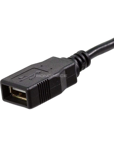 Cable de Extensión USB 2.0 A Macho a Hembra Monoprice 0.91m