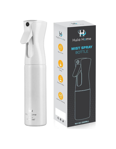 Botella Spray Hula Home 300ml Neblina Fina Continua Blanca Botella Spray Hula Home 300ml Neblina Fina Continua Blanca