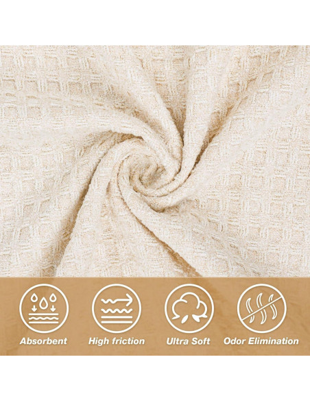 Toalla de Yoga Antideslizante SOOWASH 71x183 cm Beige 2 Pcs Toalla de Yoga Antideslizante SOOWASH 71x183 cm Beige 2 Pcs