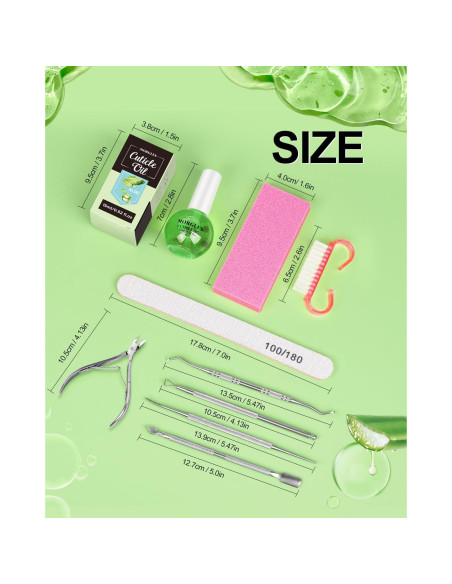 Kit de Cuidado de Uñas MORGLES con Aceite de Aloe Vera Kit de Cuidado de Uñas MORGLES con Aceite de Aloe Vera
