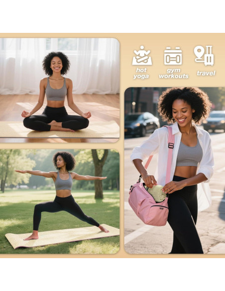 Toalla de Yoga Antideslizante SOOWASH 71x183 cm Beige 2 Pcs Toalla de Yoga Antideslizante SOOWASH 71x183 cm Beige 2 Pcs