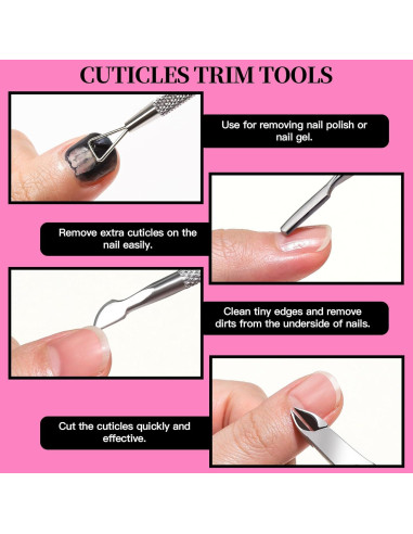 Kit de Cuidado de Uñas FANDAMEI - Manicura y Pedicura Completo