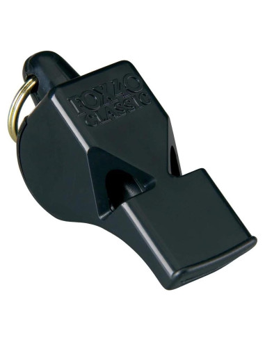 Silbato Fox 40 Clásico Negro - 115dB, 101.6 cm, Reutilizable