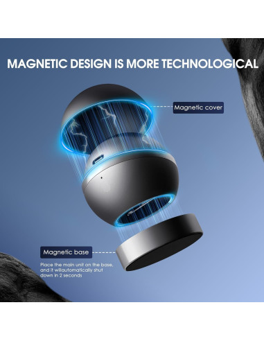 Cortador de Uñas Eléctrico Seemagic XT 902030 2 en 1 LED