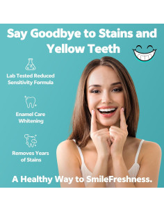 Tiras Blanqueadoras de Dientes SmileFreshness 14 Días Efectivas 2
