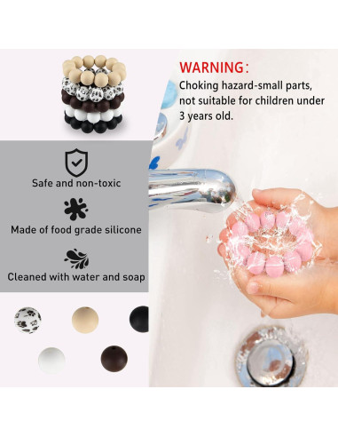 Perlas de Silicona ASTARON 100 Pcs 15mm para Manualidades