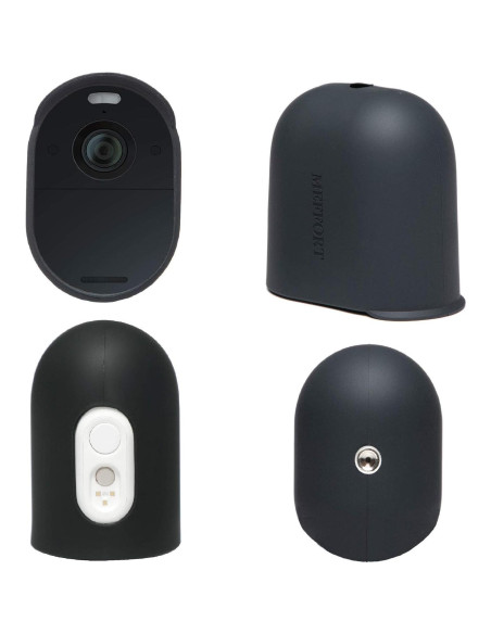 Funda de silicona Meffort Inc para cámara Arlo Essential - Negro Funda de silicona Meffort Inc para cámara Arlo Essential - Negro