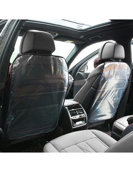 Paquete de 4 Protectores de Asiento Trasero BELEFU Impermeables Paquete de 4 Protectores de Asiento Trasero BELEFU Impermeables