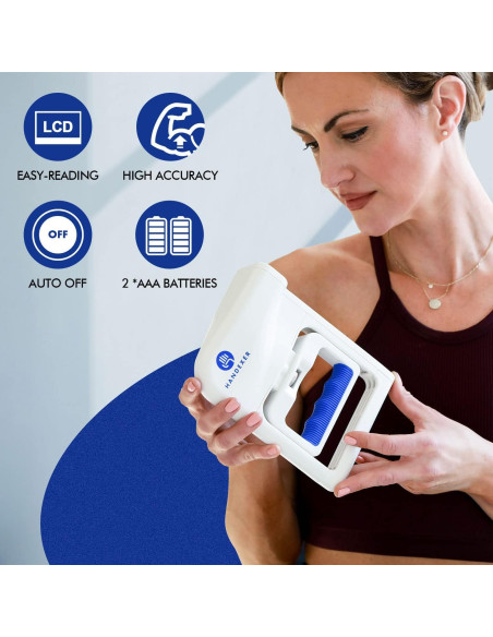 Dinamómetro de Mano Digital Handexer 120kg con Pantalla LCD Dinamómetro de Mano Digital Handexer 120kg con Pantalla LCD