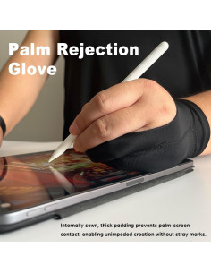 Guante de Dibujo Digital Timebetter - 2 Paquete, Tamaño M 2