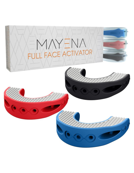 Ejercitador de Mandíbula Mayena - Set de 3 Resistencias 13.6kg a 22.7kg Ejercitador de Mandíbula Mayena - Set de 3 Resistencias 13.6kg a 22.7kg