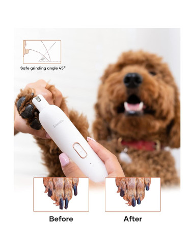 Amoladora de Uñas para Mascotas Loomla VC052710US 2 Velocidades