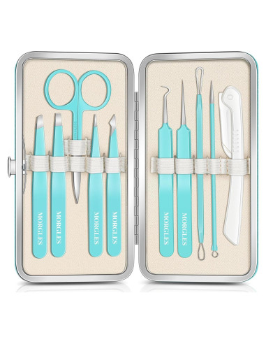 Kit de Herramientas MORGLES para Puntos Negros y Espinillas, 10 Piezas