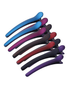 Pinzas para Cabello Antideslizantes BMAMBAS 12PCS Coloridas